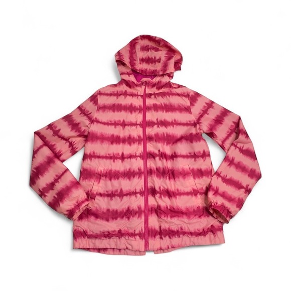 Cat & Jack Other - Kids Cat‎ & Jack Pink Tie Dye Hooded Lightweight Jacket Size XL 14/16